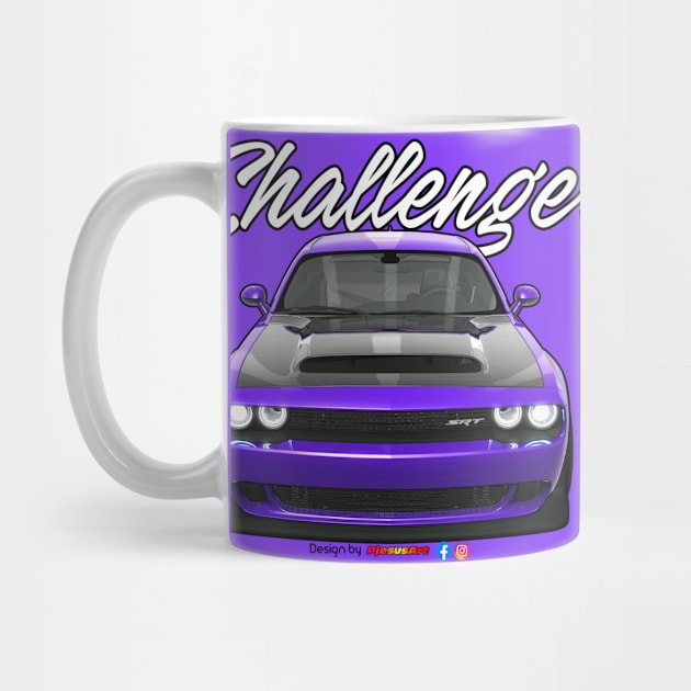 Challenger SRT Puple by pjesusart by PjesusArt